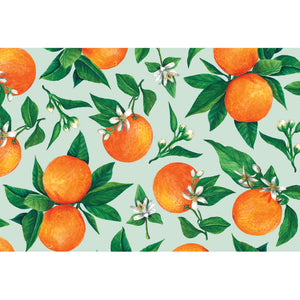 Orange Orchard Paper Placemats