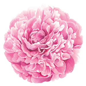 Die Cut Peony Paper Placemats